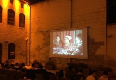 Hükümlüler için açık hava sinema etkinliği düzenlendi