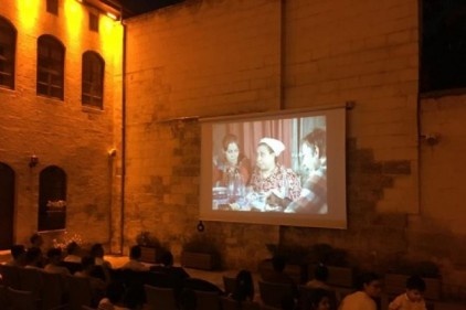 Hükümlüler için açık hava sinema etkinliği düzenlendi