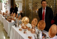 Hükümlülerin bakır ve gümüşten eserleri sergilendi 