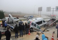 İçme suyu boru hattında meydana gelen arıza gideriliyor