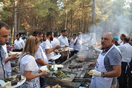 İhracatın patronları mangal başına geçti 
