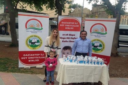 İhtiyaç sahiplerine süt dağıtıldı