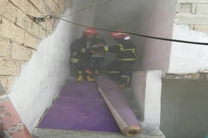 İki çocuğun yanması son anda önlendi