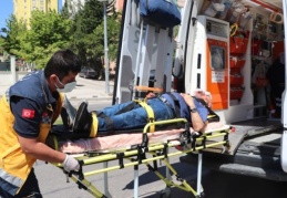 İki halk otobüsü çarpıştı: 7 yaralı