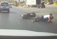 İki kişi ölümden kıl payı kurtuldu