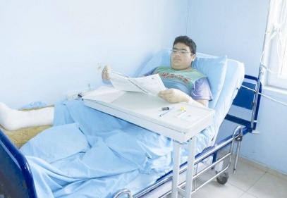 İki öğrenci sınava hastanede girdi