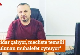 “İktidar çalıyor mecliste temsili bulunan muhalefet oynuyor”