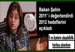 İl ve ilçelerin ulaşabilirlik haritası çıkarılıyor