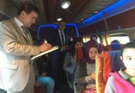 İlçe Milli Eğitim Müdürü öğrenci servislerini denetledi 