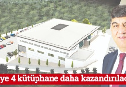 İlçeye 4 kütüphane daha kazandırılacak