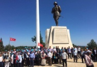 İlk kafile, Çanakkale’ye kurbanlar kesilerek uğurlandı