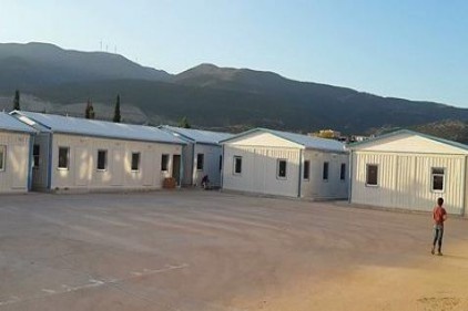 İlk konteyner okul Nurdağı&#039;nda eğitme başlıyor 