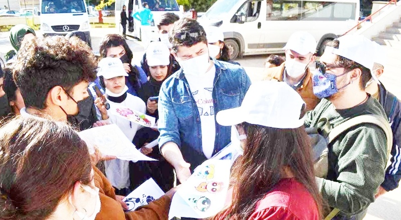 İlkokul öğrencileri için boyama etkinliği düzenlendi
