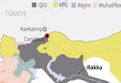 İlkönce F-16'lar vurdular