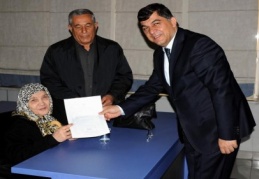 İmarlı arazilerin tapuları dağıtıldı