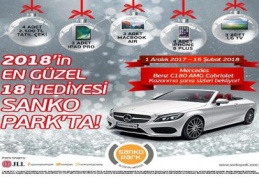 2018’in en güzel 18 hediyesi SANKO Park’ta 