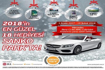 2018&#8217;in en güzel 18 hediyesi SANKO Park&#8217;ta 