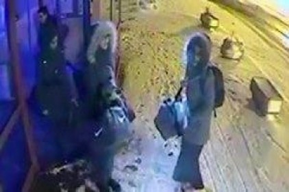 İngiliz kızlar, Bayrampaşa otobüs terminalindeki kameraya takıldılar