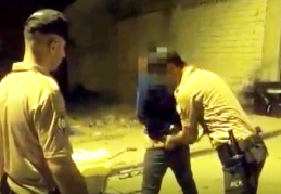 İnşaat malzemesi çalarken bekçiye yakalandı