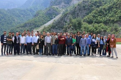 İnşaat Mühendisleri Berke Barajını inceledi