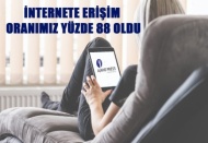 İnternete erişim oranımız yüzde 88 oldu