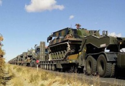 Irak sınırına sevkiyat yapılıyor