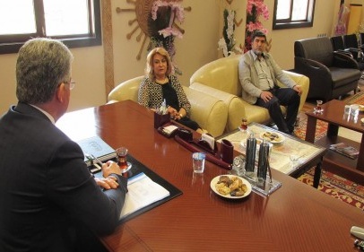 Irak'ın Gaziantep Başkonsolosu Taaban Al Bazzaz, Nizip’teydi