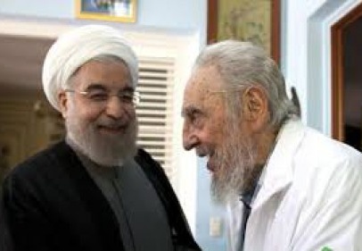 İran Cumhurbaşkanı Ruhani, Fidel Castro’yu Ziyaret Etti 