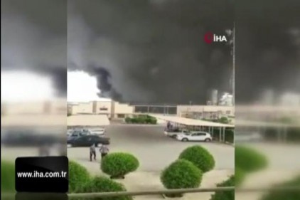 İran&#039;ın en büyük petrol tesisinde yangın