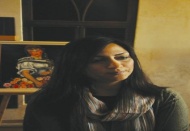 İranlı Ressam Maklağa Rancbar serge açtı