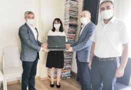 Irmak Ceylin Sürücü'yü evinde ziyaret etti