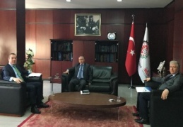 İş Kur Müdürü Ekin ve SGK Müdürü Uzun, GTO’yu ziyaret etti