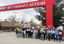 İş sağlığı ve güvenliği ile ilgili genel kurallara ait broşürler dağıtıldı
