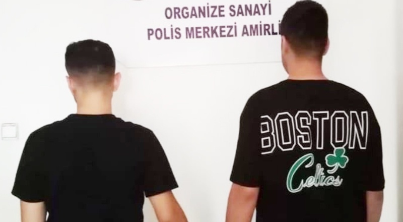 İş yerinden çuvalla malzeme çalan hırsızlar yakalandı