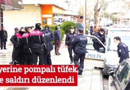 İş yerine pompalı tüfek ile saldırı düzenlendi
