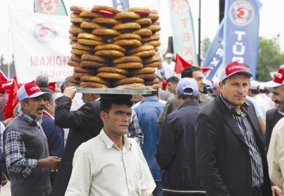 İşçi gününün işçileri 