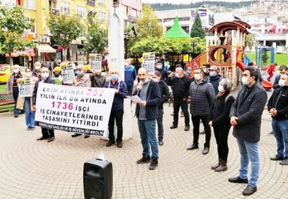 İSİG: Ekim ayında 207 işçi yaşamını yitirdi