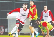 Isınma ve koordinasyon çalışması yapıldı