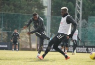 Isınma ve koordinasyon çalışması yaptılar