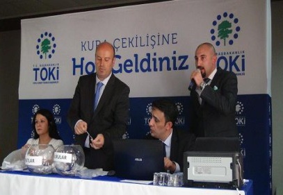İslahiye Fevzipaşa TOKİ Evleri 2.etap kura çekilişi yapıldı