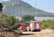 İslahiye ilçesinde ormanlık alanda yangın çıktı