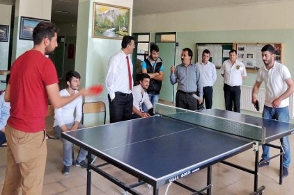 İslahiye MYO&#8217;da Masa Tenisi Turnuvası