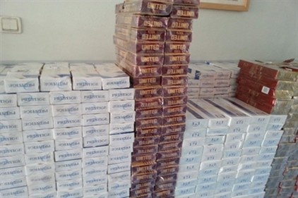 İslahiye&#8217;de 10 bin paket kaçak sigara