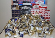 İslahiye'de 33 bin paket kaçak sigara ele geçirildi