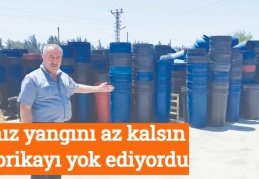 İslahiye’de anız yangını trafiği aksattı