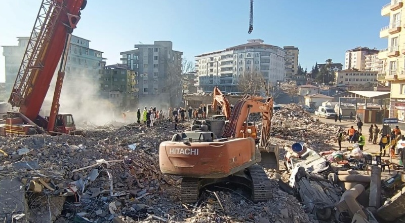 İslahiye'de arama-kurtarma çalışmaları 9'uncu gününde