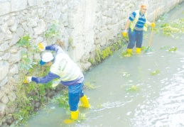 İslahiye'de dere temizliği yapıldı