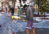 İslahiye'de kar etkisini kaybetti