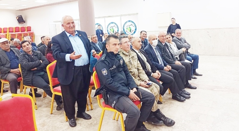 İslahiye'de muhtarlarla istişare toplantısı yapıldı