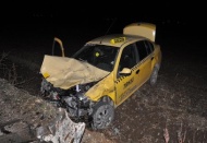 İslahiye’de ticari taksi ile otomobilin çarpıştığı kazada 3 kişi yaralandı